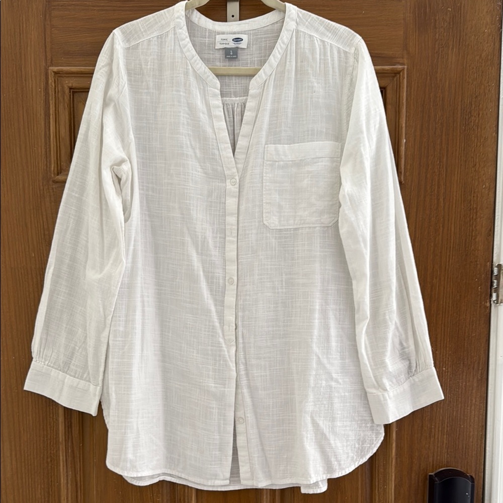"Old Navy" White Tunic Shirt